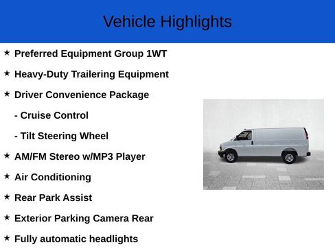 New 2025 Chevrolet Express 2500 w/ Driver Convenience Package image 2