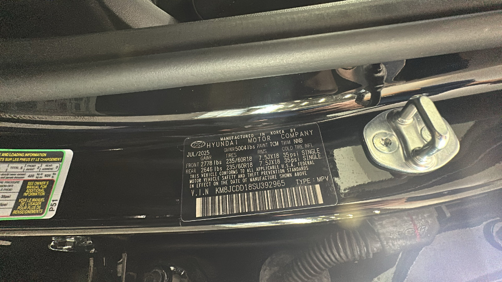 Certified 2025 Hyundai Tucson SEL AWD/4WD image 28