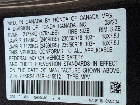 Certified 2024 Honda CR-V EX-L image 31