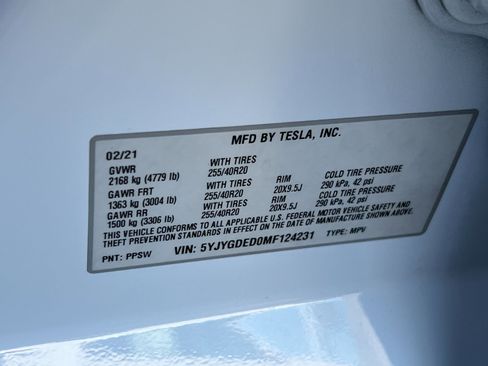 Used 2021 Tesla Model Y 2WD image 27