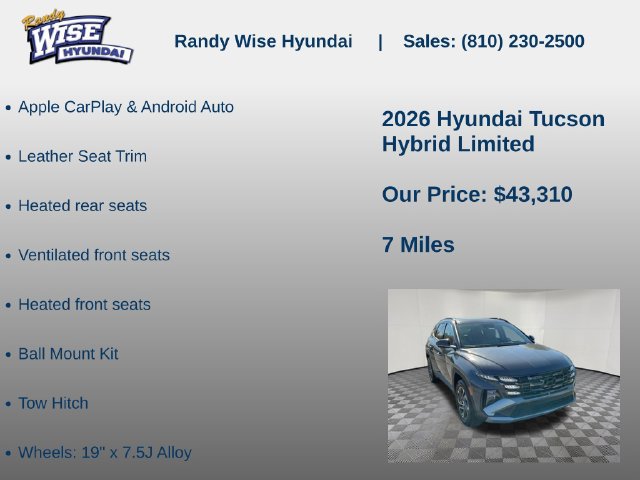 New 2026 Hyundai Tucson Limited w/ Tow & Go Package AWD/4WD image 20