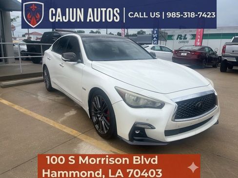 Used 2018 INFINITI Q50 Red Sport 400 w/ Cargo Package (L95) RWD image 3