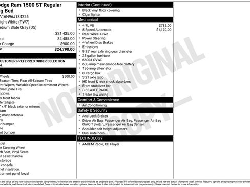 Used 2006 Dodge Ram 1500 Truck ST image 2