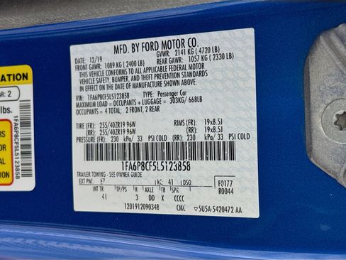 Used 2020 Ford Mustang GT Premium w/ Ford Safe & Smart Package image 35