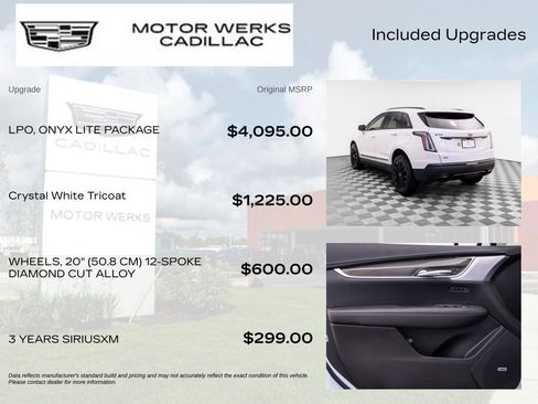 Certified 2026 Cadillac XT5 Sportv w/ LPO, Onyx Lite Package AWD/4WD image 4