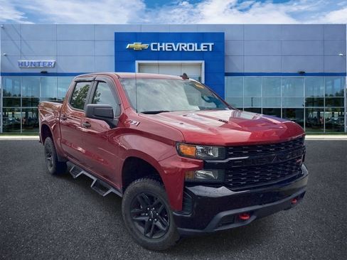 Used 2021 Chevrolet Silverado 1500 Custom Trail Boss w/ LPO, Dark Essentials Package AWD/4WD image 1