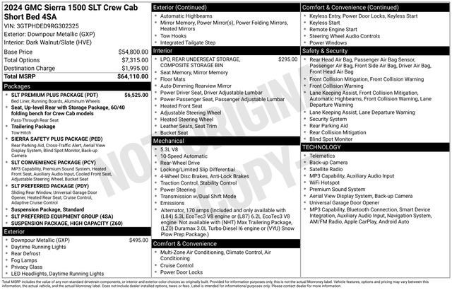 Used 2024 GMC Sierra 1500 SLT w/ SLT Premium Plus Package RWD image 11