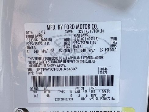Used 2013 Ford F150 Platinum RWD image 34