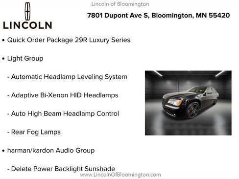 Used 2013 Chrysler 300 C Luxury Series w/ Harman Kardon Audio Group image 5