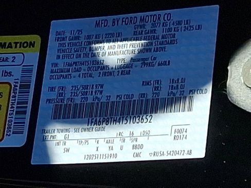 New 2026 Ford Mustang Premium RWD image 19