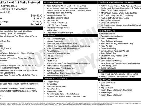 New 2026 MAZDA CX-90 3.3 Turbo w/ Preferred Package image 7