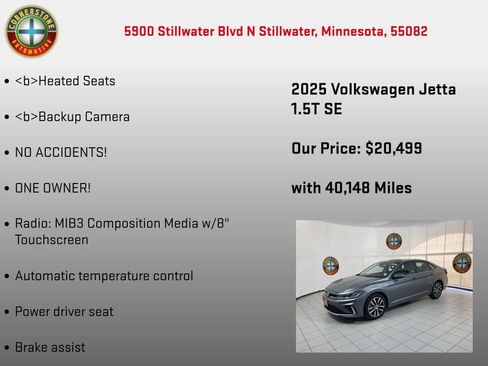 Used 2025 Volkswagen Jetta SE image 5