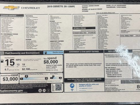 Used 2019 Chevrolet Corvette ZR1 image 4