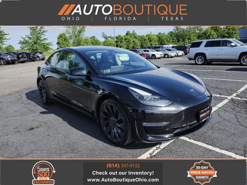 Used 2022 Tesla Model 3 Performance AWD/4WD image 1