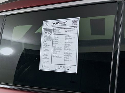 Used 2021 Jeep Grand Cherokee L Overland w/ Luxury Tech Group IV image 12