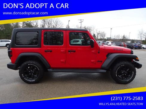 Used 2020 Jeep Wrangler Unlimited Willys Wheeler AWD/4WD image 1