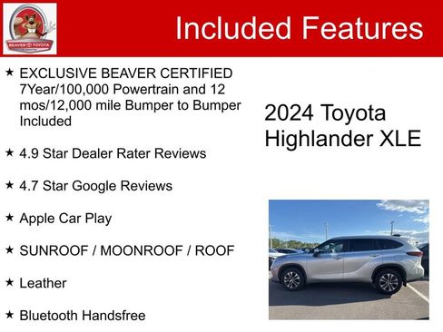 Used 2024 Toyota Highlander XLE image 5