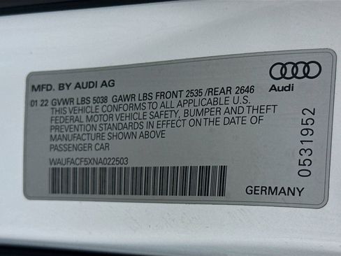 Used 2022 Audi A5 2.0T Premium Plus AWD/4WD image 31