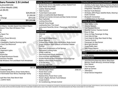 Used 2018 Subaru Forester 2.5i Limited image 21