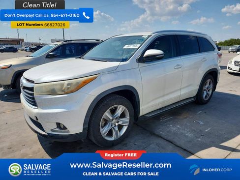Used 2014 Toyota Highlander Limited AWD/4WD image 1