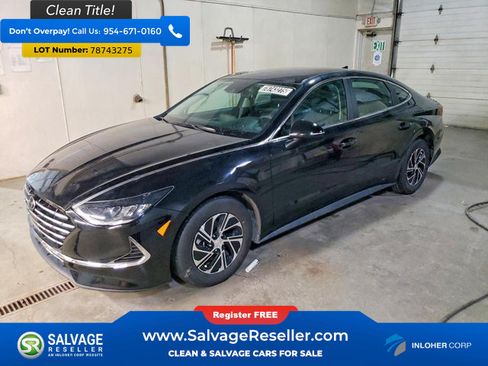 Used 2023 Hyundai Sonata Blue FWD image 1