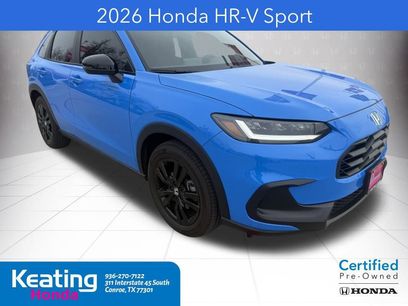 Certified 2026 Honda HR-V Sport