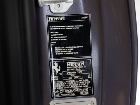 Certified 2021 Ferrari 812 GTS RWD image 73