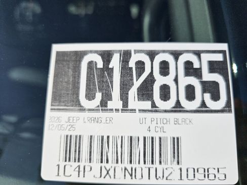 New 2026 Jeep Wrangler Sport S image 11