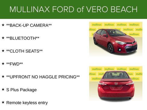 Used 2015 Toyota Corolla S FWD image 5