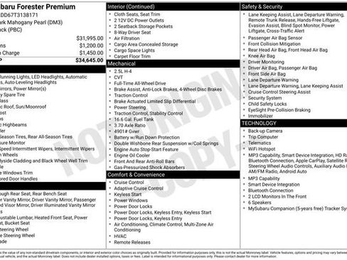 New 2026 Subaru Forester Premium AWD/4WD image 5