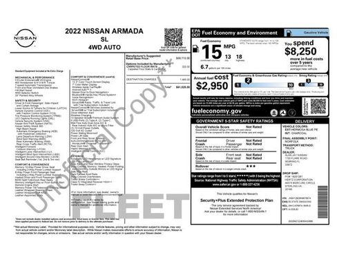 Used 2022 Nissan Armada SL AWD/4WD image 2