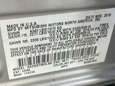 Used 2015 Mitsubishi Outlander Sport ES FWD image 15