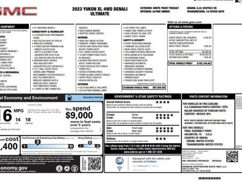 Used 2023 GMC Yukon XL Denali Ultimate AWD/4WD image 20