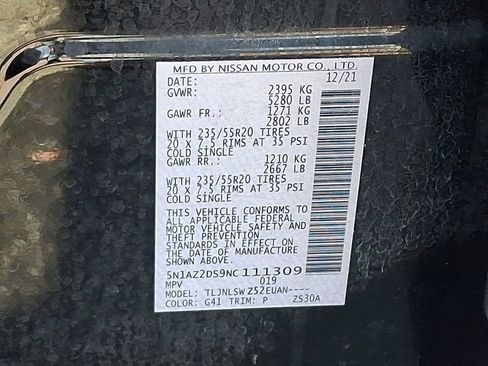 Used 2022 Nissan Murano Platinum w/ Cargo Package AWD/4WD image 27