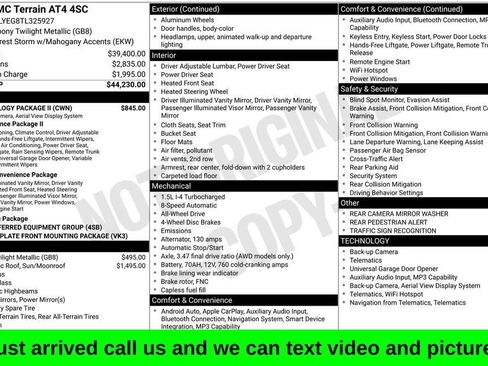 Used 2026 GMC Terrain AT4 w/ Technology Package II AWD/4WD image 1