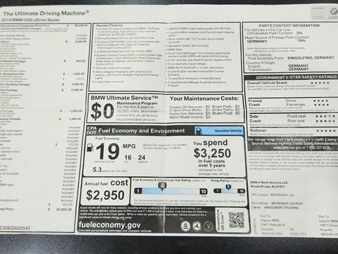 Used 2014 BMW 550i xDrive Sedan image 34