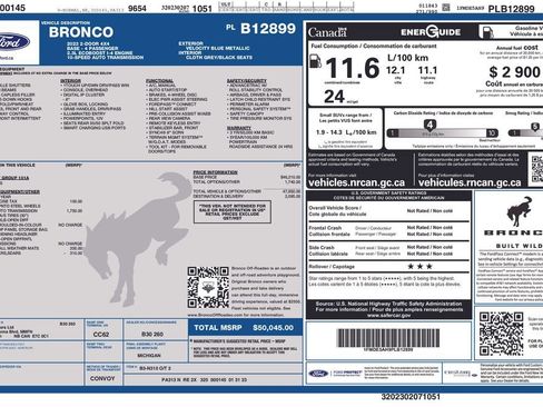 Used 2023 Ford Bronco 2-Door image 9