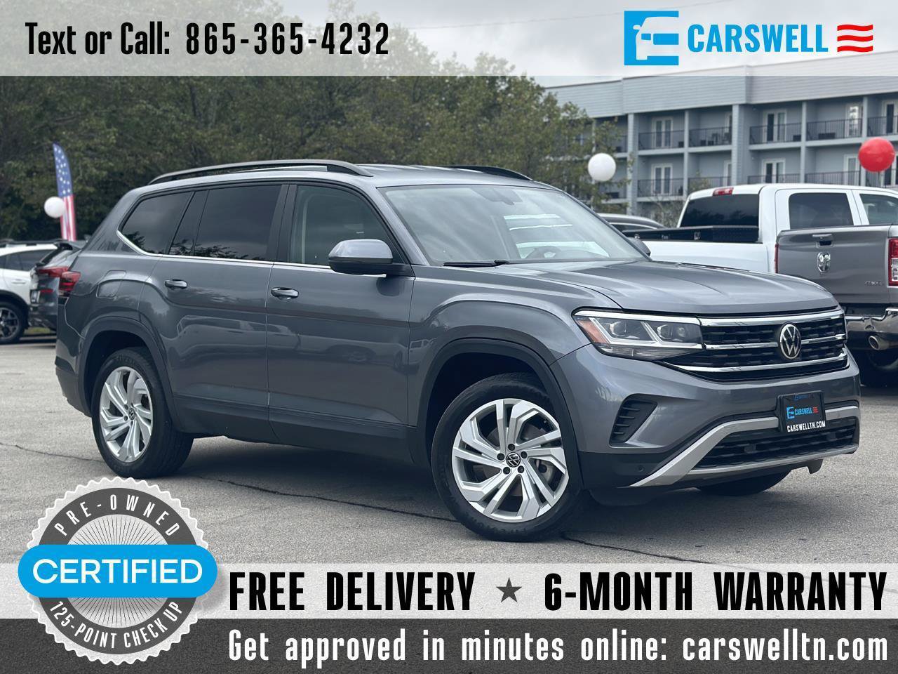 Used 2021 Volkswagen Atlas SE AWD/4WD image 1