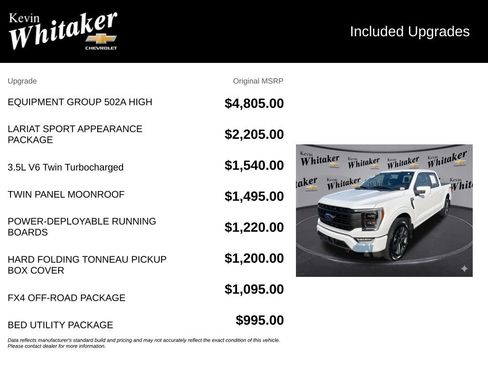 Used 2023 Ford F150 Lariat w/ Equipment Group 502A High AWD/4WD image 37