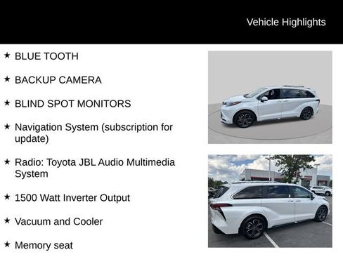 Used 2026 Toyota Sienna Platinum AWD/4WD image 7