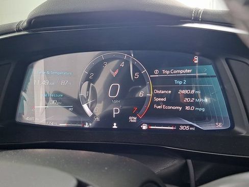 Used 2024 Chevrolet Corvette Stingray Preferred Cpe w/ Stealth Interior Trim Package RWD image 9
