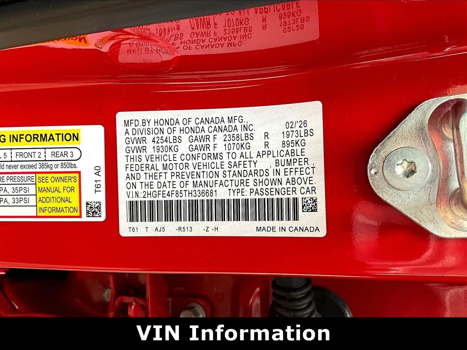 Used 2026 Honda Civic FWD Hybrid Sedan image 18