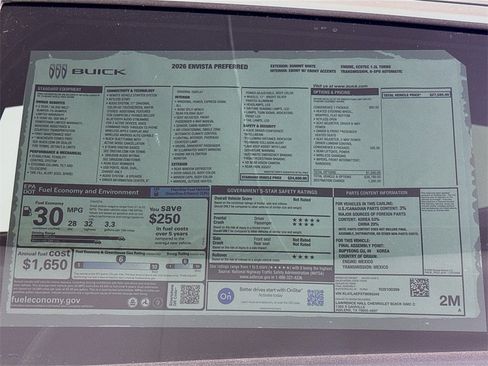 New 2026 Buick Envista Preferred w/ Convenience I Package image 19