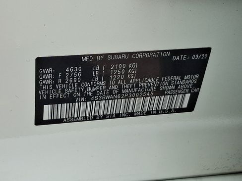 Certified 2023 Subaru Legacy Limited AWD/4WD image 28