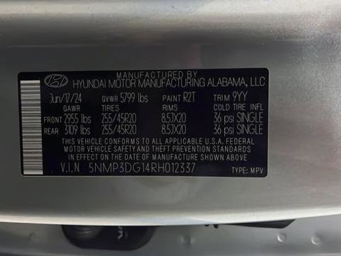 Used 2024 Hyundai Santa Fe Limited image 44