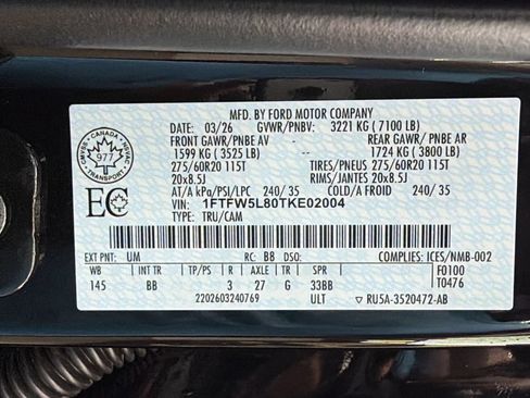 Used 2026 Ford F150 Lariat AWD/4WD image 42