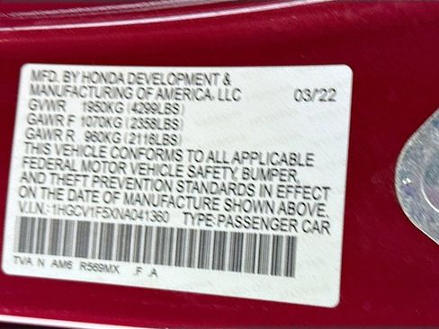 Used 2022 Honda Accord EX-L image 35