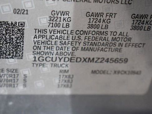 Used 2021 Chevrolet Silverado 1500 LT AWD/4WD image 38