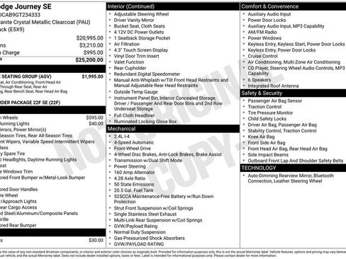 Used 2016 Dodge Journey SE w/ Flexible Seating Group image 6