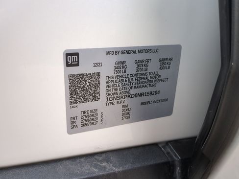 Certified 2022 Chevrolet Tahoe Z71 w/ Luxury Package image 33